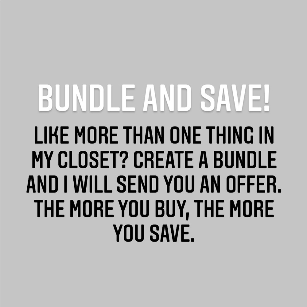 Bundle deal!